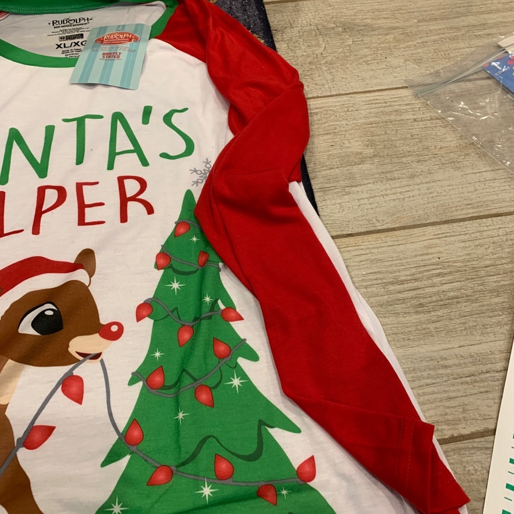Pajama T- Shirt Only “Rudolph the Red Nose Reindeer”. Size XL  NWT